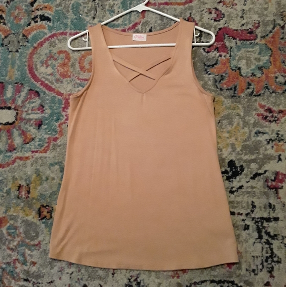 Tops - Boutique crisscross tank small